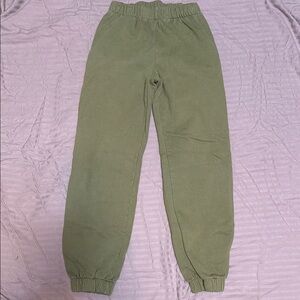 Womens Brandy Melville (John Galt Collection) Green Jogger Pants